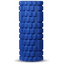 Ролик массажный для йоги INDIGO PVC IN077 33*14 см Синий